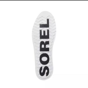 Sorel Womens Campsneak Lace Sneaker: Black/Sz 8